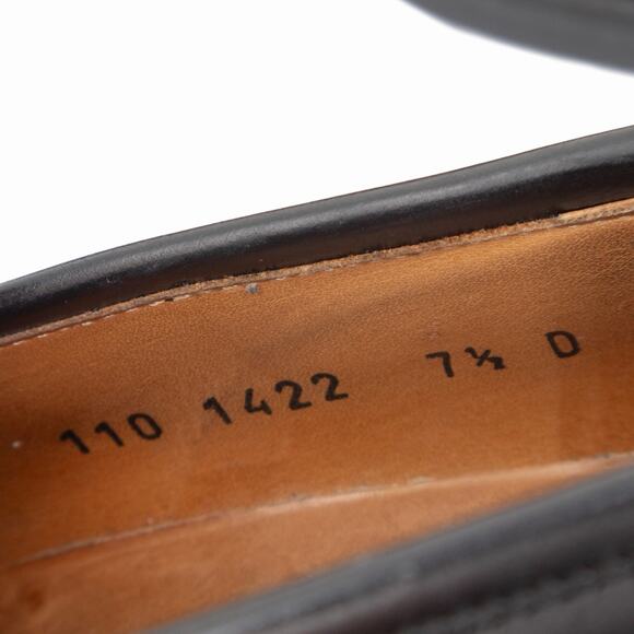 VTG GUCCI Tom Ford Era Black Leather Horsebit Loafers Old Money EU 41 US 8 D main image 11